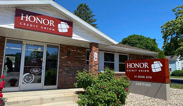 honor credit union hartford member center location