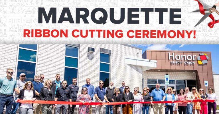 marquette member center ribbon cutting