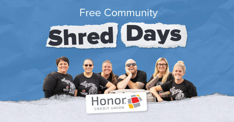 Free Community Shred Days Honor Credit Union Press Release