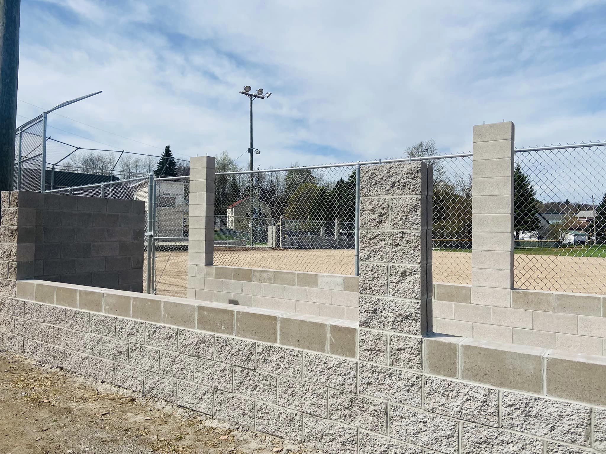 Negaunee LL Dugout Construction 4